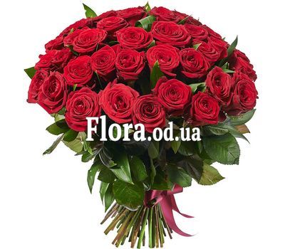 51 червона троянда 60 см