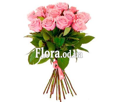 Букет 13 розовых роз