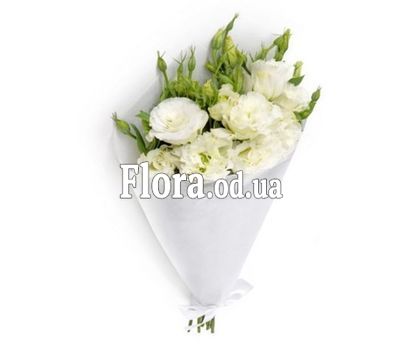 Букет 5 белых эустом