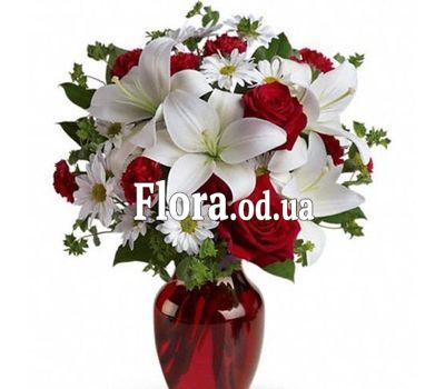 Bouquet of flowers for the New Year