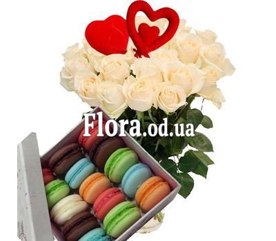 Букет цветов на день святого Валентина