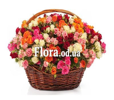 Bouquet of 101 bush roses