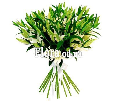 Букет из 17 лилий