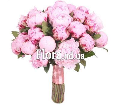 Букет из 35 розовых пионов