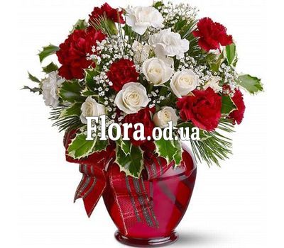 Bouquet for New Year from flowers