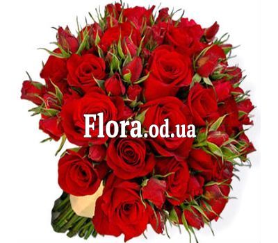 Bouquet of roses Passion