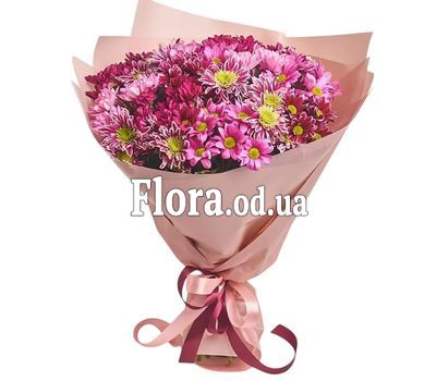 Bouquet of 13 different colored chrysanthemums