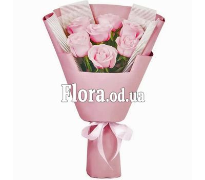 Букет из 7 розовых роз
