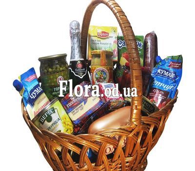 Basket with products