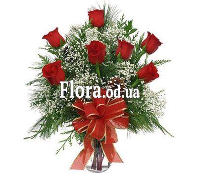 New Year bouquet of flowers
