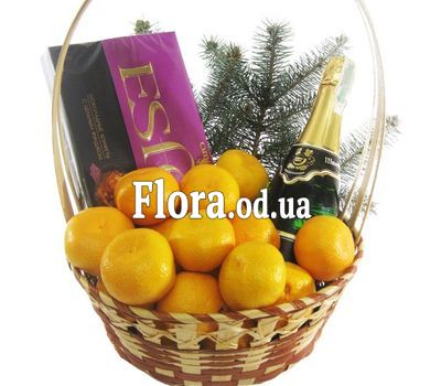 Gift New Years basket