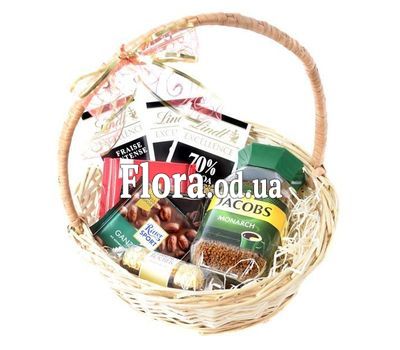 A basket of chocolate and coffee Jacobs