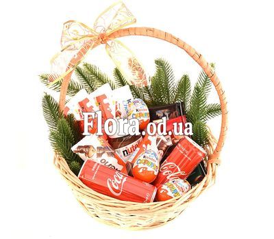 Новогодняя корзинка сладкоежки