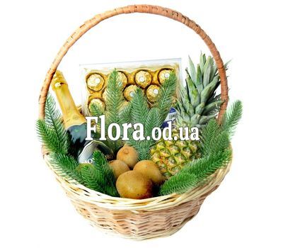 Подарунковий новорічний кошик з Asti Mondoro