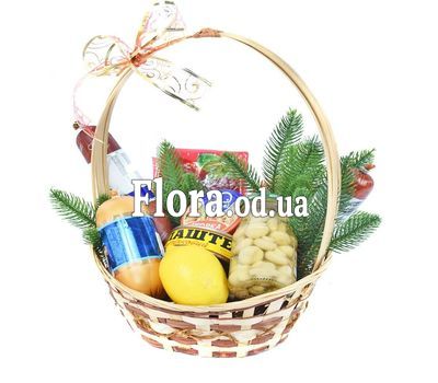 Різдвяний продуктовий кошик