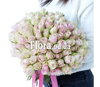 101 soft pink rose 40 cm см