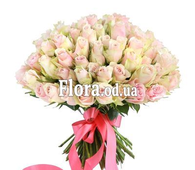 101 soft pink rose 40 cm