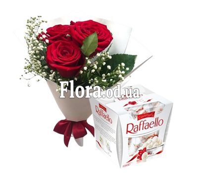 Corporate bouquet with Raffaello