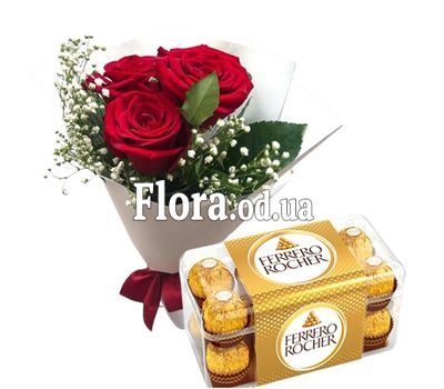 Corporate bouquet with Ferrero