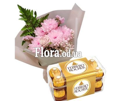 Small bouquet with Ferrero Rocher