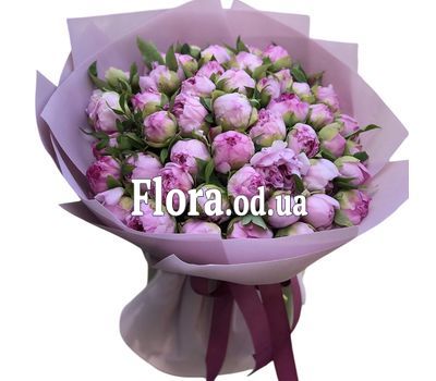 51 розовый пион