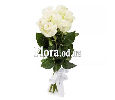 9 импортных белых роз